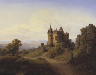 The Château de Bresheim by the Eifel River - Frederik Sødring — artwork view
