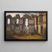 Les Ruines de Brahehus near Jönköping, Sweden - Frederik Sødring — framed artwork on a wall
