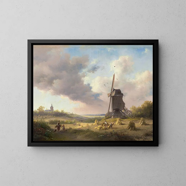 Agosto - Fredrik Marinus Kruseman — cuadro enmarcado en la pared