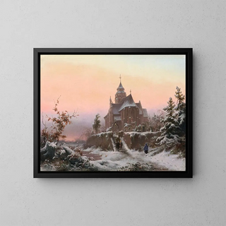 December - Fredrik Marinus Kruseman — framed artwork on a wall
