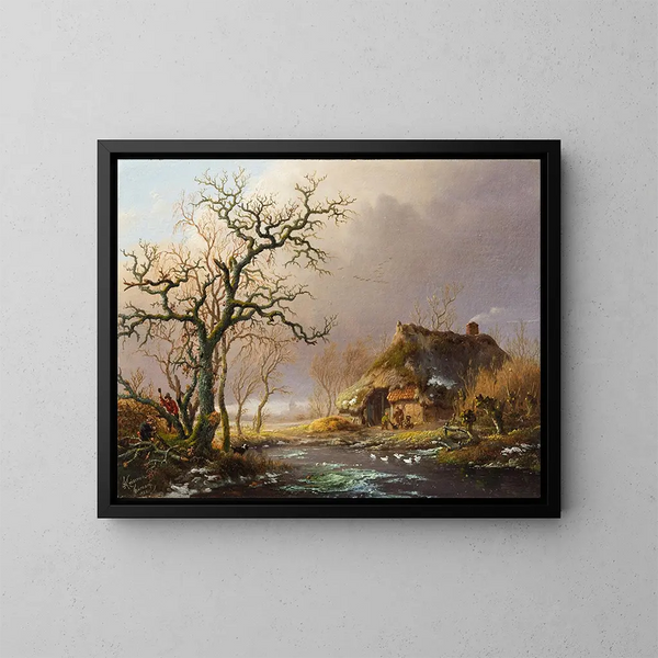 Febrero - Fredrik Marinus Kruseman — cuadro enmarcado en la pared