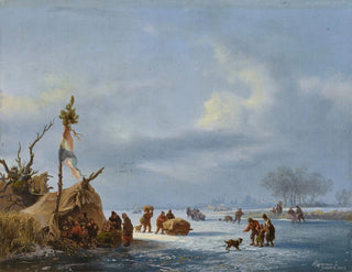 Enero - Fredrik Marinus Kruseman — vista de la obra