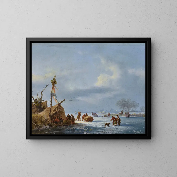 Enero - Fredrik Marinus Kruseman — cuadro enmarcado en la pared
