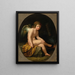 Cupido - Escuela Francesa — cuadro enmarcado en la pared