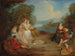 The Rest on the Hill - French School — artwork view