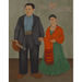 Reproducción del cuadro Frida y Diego Rivera - Frida Kahlo