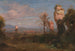 Paisaje meridional con ruinas y palmeras - Friedrich August Elsasser — vista de la obra