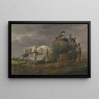 Friedrich August Matthias Gauermann - Der Heuwagen.webp