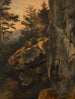 Landscape with Rocky Wall Dürre Wand - Friedrich August Matthias Gauermann — artwork view