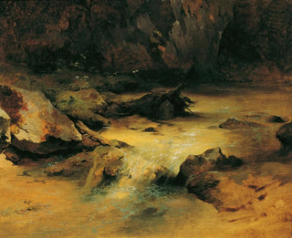 Río salvaje - Friedrich August Matthias Gauermann — vista de la obra
