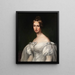 Retrato de Caroline Krafft nacida Platner 1811–1873 - Friedrich Drück — cuadro enmarcado en la pared