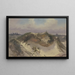 Duna cerca de De Panne - Friedrich Ernst Morgenstern — cuadro enmarcado en la pared