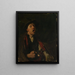 The drinker - Friedrich Fehr — framed artwork on a wall