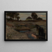 Twilight Painting - Friedrich Fehr — framed artwork on a wall