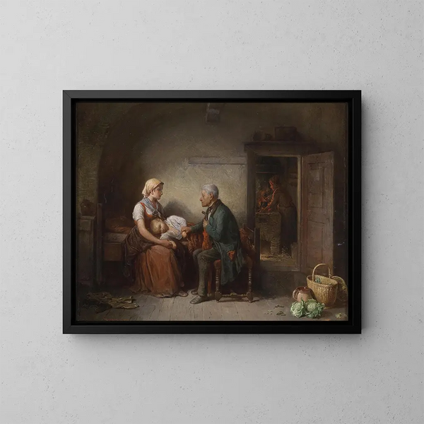 El Doctor - Friedrich Friedländer — cuadro enmarcado en la pared