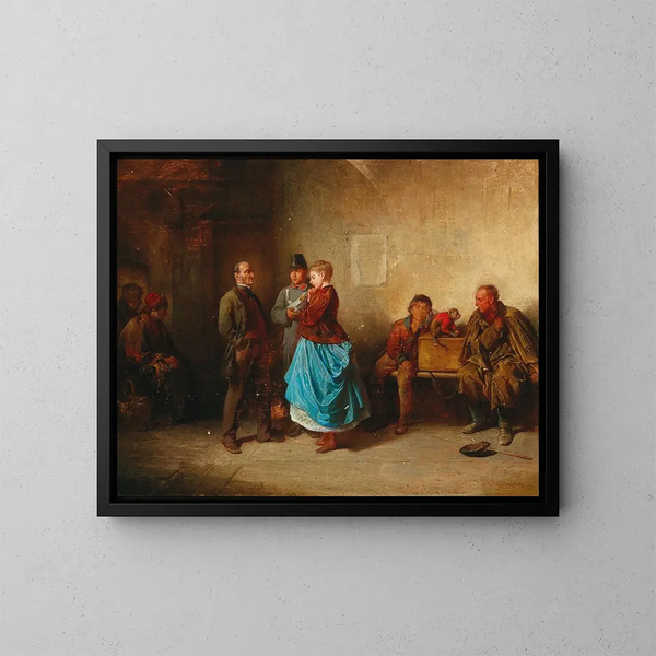 en cuestión - Friedrich Friedländer — cuadro enmarcado en la pared