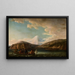 Barco guía - Friedrich Georg Weitsch — cuadro enmarcado en la pared