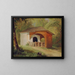 Capilla forestal - Friedrich Hasslwander — cuadro enmarcado en la pared
