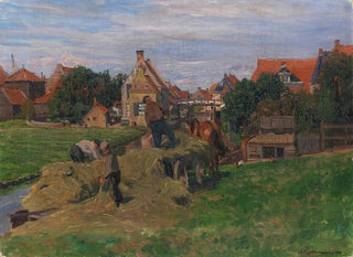 Cosecha de heno en los Países Bajos - Friedrich Kallmorgen — vista de la obra