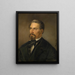 Johann Nepomuk Vogl, escritor, poeta y publicista - Friedrich Krepp — cuadro enmarcado en la pared