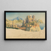 Vision of an Islamic city - Friedrich Maximilian Hessemer — framed artwork on a wall