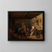L'atelier de l'artiste à Rome - Friedrich Mosbrugger — cuadro enmarcado en la pared