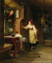 La visite secrète du prétendant - Friedrich Ortlieb — artwork view