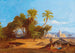 Madera de palmeras cerca de El Cairo - Friedrich Perlberg — vista de la obra