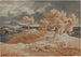 Paisaje costero italiano con una tormenta - Friedrich Preller el Viejo — vista de la obra