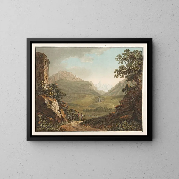 Haslital - Friedrich Rosenberg — cuadro enmarcado en la pared
