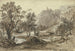 View of Nemi with Lake Nemi in the foreground - Friedrich Salathé — artwork view