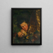 Satyr Bacchant - Friedrich Schilcher — framed artwork on a wall