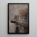 Amsterdam painting - Friedrich Stahl — framed artwork on a wall