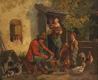 campesino en apuros - Friedrich Voltz — vista de la obra