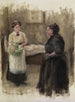 El personal de servicio - Friedrich Wahle — vista de la obra