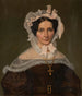 Retrato de una dama con una cofia - Friedrich Wilhelm Maul — vista de la obra