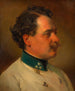 Andreas Amerling painting as the captain of the 3rd Infantry Regiment, brother of the artist - Friedrich von Amerling — artwork view