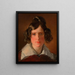 Antonie Amerling née Kaltenthaler, Mme Amerling - Friedrich von Amerling — cuadro enmarcado en la pared
