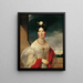 Marie Freiin Vesque de Puettlingen - Friedrich von Amerling — cuadro enmarcado en la pared
