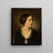 Portrait Painting of Katarzyna Potocka née Branicka 1825-1907 - Friedrich von Amerling — framed artwork on a wall