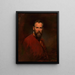 Autorretrato de Friedrich von Amerling - Friedrich von Amerling — cuadro enmarcado en la pared