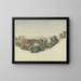 Vista de SS Giovanni e Paolo en Roma - Friedrich von Olivier — cuadro enmarcado en la pared