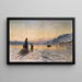 Día de invierno en el fiordo - Frithjof Smith-Hald — cuadro enmarcado en la pared