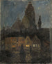Evening in Dieppe - Frits Thaulow — artwork view