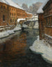 D'Akerselven - Frits Thaulow — vista de la obra