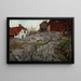 Rocky motif of Kragerø - Frits Thaulow — framed artwork on a wall