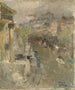 View of Paris near the Church of La Madeleine - Frits Thaulow — artwork view