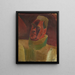 Retrato de Constant Permeke - Frits van den Berghe — cuadro enmarcado en la pared