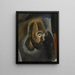 Autorretrato - Frits van den Berghe — cuadro enmarcado en la pared