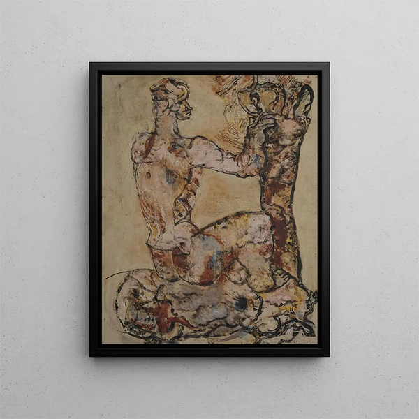 Frits van den Berghe - Sitting pink nude.webp